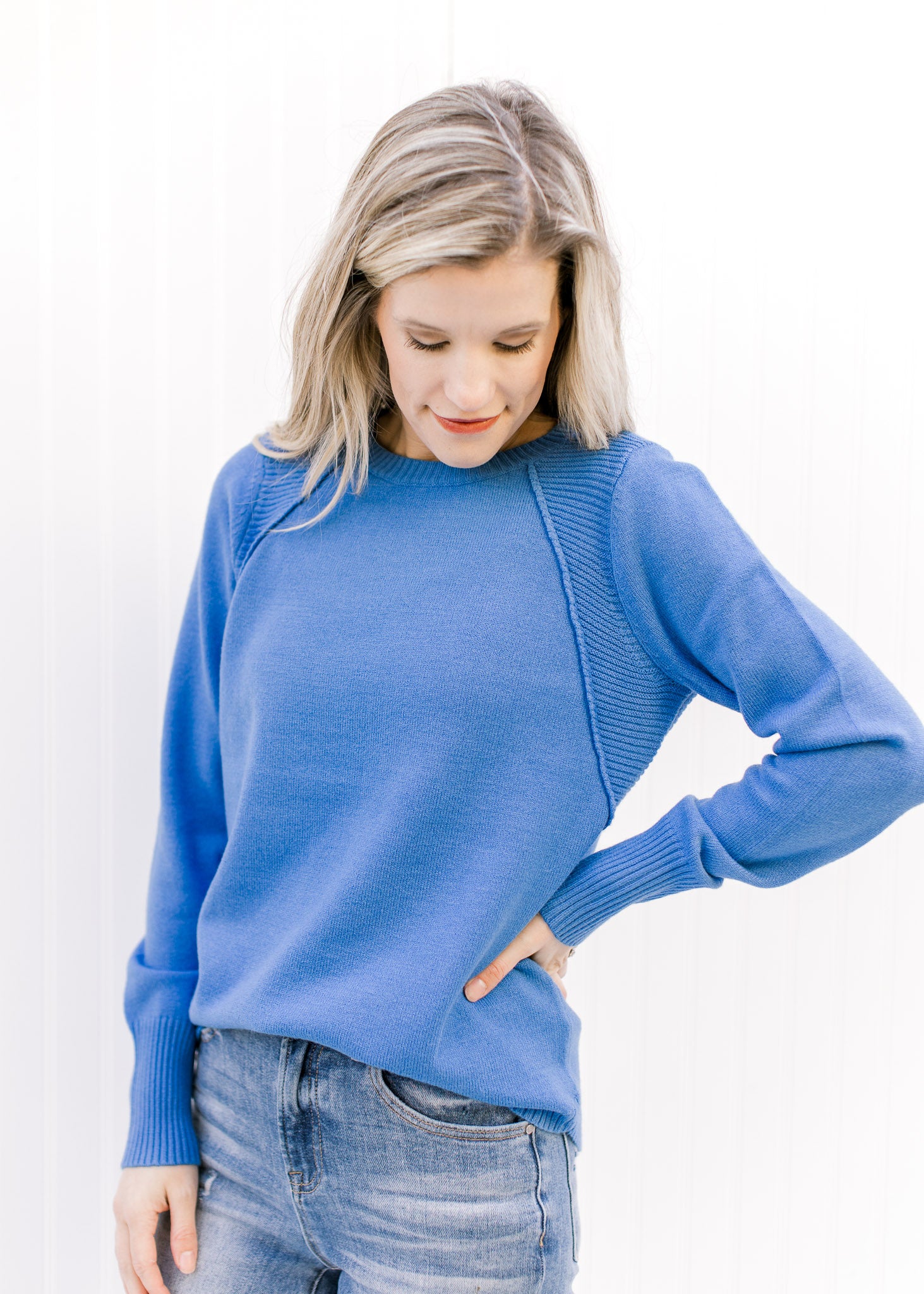 X Cobalt Sweater