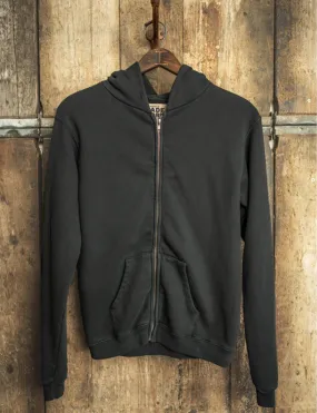 Zip Fleece Hoodie, Coal