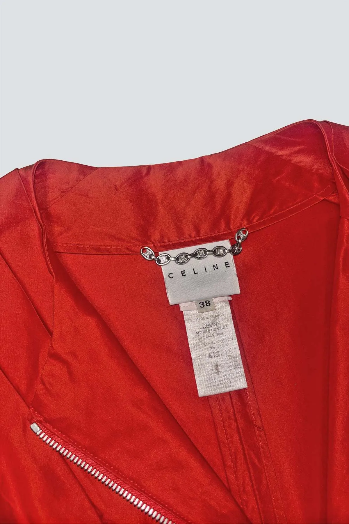 Zip Jacket - Hot Red